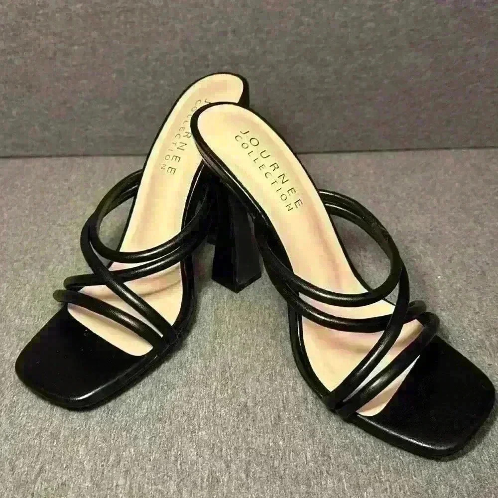 Journee Collection Louise Stiletto Pumps 4 1/4” Heel Women’s Size 9.5 - Picture 3 of 15